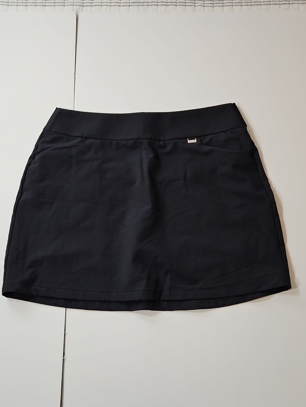Greg Norman LG Skort Black Zip Pocket Tennis Pickleball Gorpcore